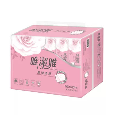 唯潔雅抽取衛生紙100抽24包 宅配