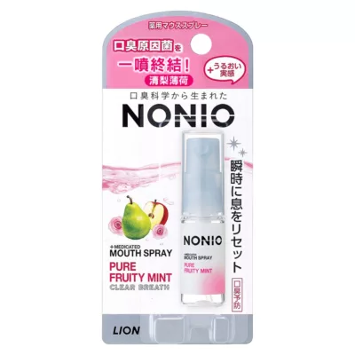 日本獅王nonio口氣清新噴霧 5ml 冰炫薄荷/甜梨玫瑰/澄橘薄荷【佳瑪】甜梨玫瑰