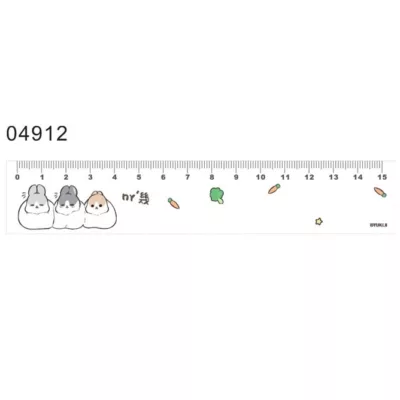 ㄇㄚ幾15公分洞洞尺(兔團子款)04912【佳瑪】