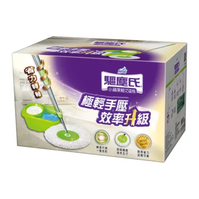 驅塵氏小蘋果輕巧旋轉拖組【佳瑪】拖把 拖把組 限宅配