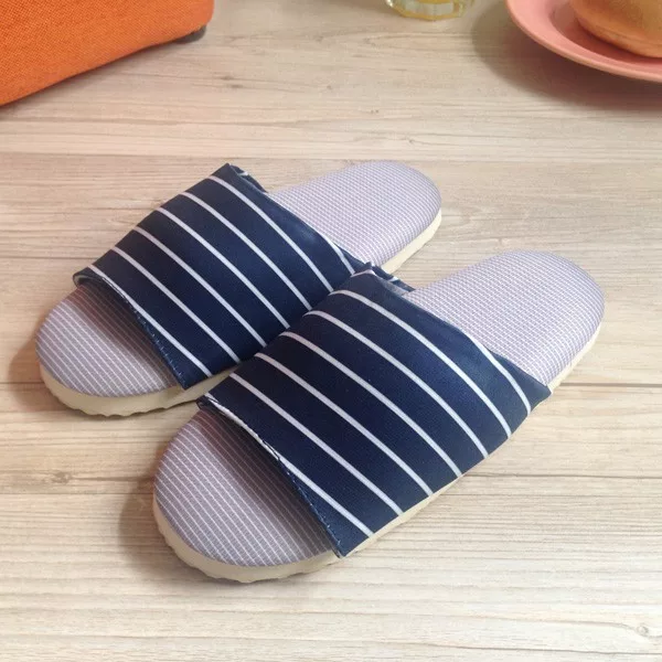 舒活童布拖深藍條紋24【佳瑪】