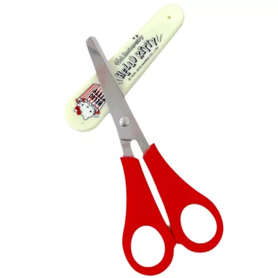 SANRIO 三麗鷗 kitty 凱蒂貓 安全剪刀(爆米花)【佳瑪】