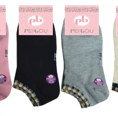 貝柔少女船襪 22-26CM 條紋/學院風款式:學院風