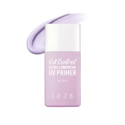 1028 Oil Control! 超控油UV校色飾底乳 共4色色號:02紫色