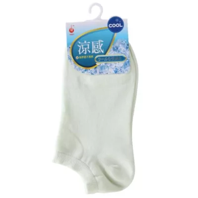 YABY涼感超細船襪 7330 合色 22-24cm【佳瑪】淺綠色