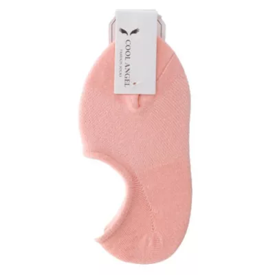 森林系織網襪套 CA2252 合色 22-24cm【佳瑪】粉橘色