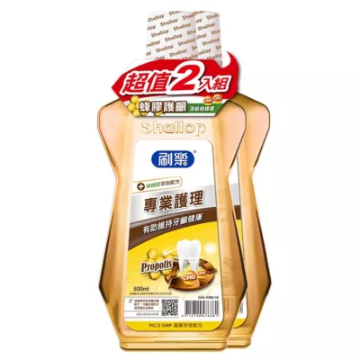 刷樂蜂膠漱口水超值2入500ml【佳瑪】