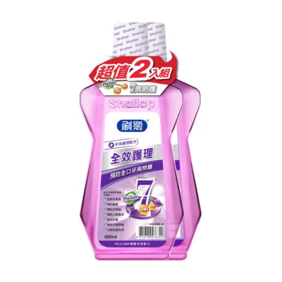 刷樂全效護理漱口水超值2入500ml