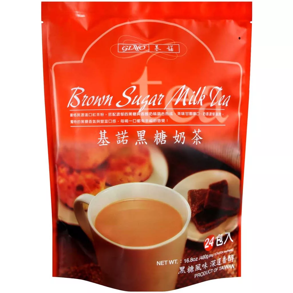 基諾沖泡飲品 (紅茶拿鐵/奶茶/黑糖) 台灣現貨【佳瑪】黑糖