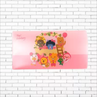 Kakao Friends 口罩收納夾 RYAN 共4款【佳瑪】開學季 防疫 抑菌 清潔草莓款 (粉紅)大集合