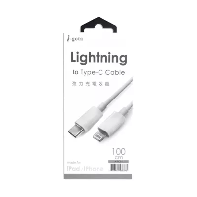i-gota Type-C to Lightning 強力充電傳輸線 1米