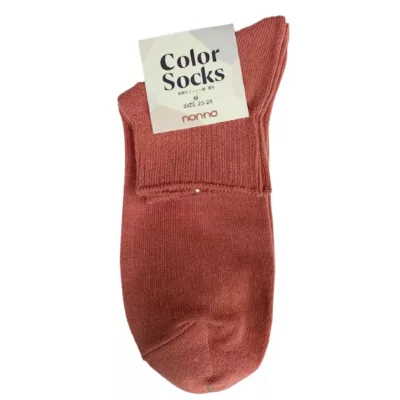 non-no 儂儂 簡單色襪 68226-1 合色 22-24cm顏色:粉橘色