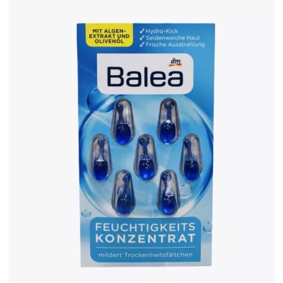 BALEA德國芭樂雅保濕精華膠囊(海藻橄欖/Q10緊緻/維他命C) 7入【佳瑪】海藻橄欖保濕-藍色