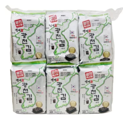萬聖節 零食點心 韓國 傳統烤海苔 (廣川效期2022.11.20) (百濟) 48g【佳瑪】廣川 (效期2022/11/20)