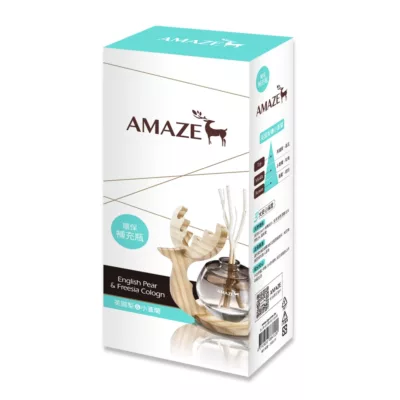 AMAZE森林擴香英國梨補充瓶 90ml 小蒼蘭/白麝香/白茉莉橙花款式:小蒼蘭
