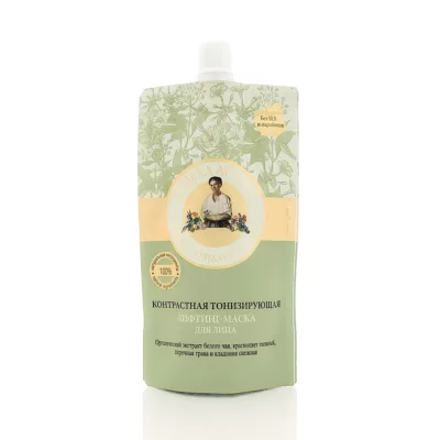 俄羅斯老奶奶 水洗面膜100ml款式:亮膚緊致暗綠色款