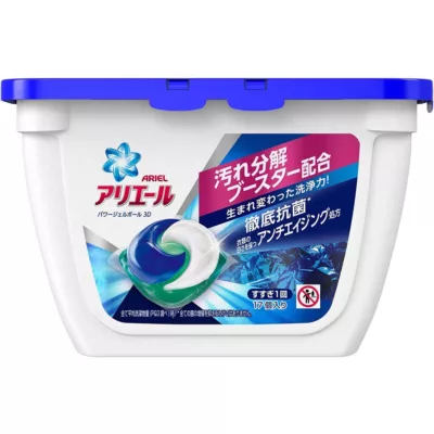 P&G 2020日本新改版 Ariel Bold 3D洗衣膠囊 洗衣球 盒裝【佳瑪】深藍款:淨白抗菌