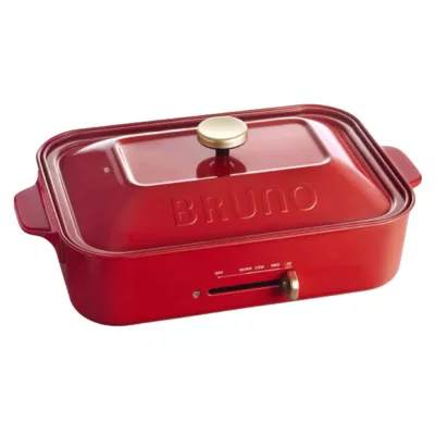 BRUNO 多功能 電烤盤附烤盤 BOE021 公司貨 宅配免運 【佳瑪】中秋節 烤肉紅色