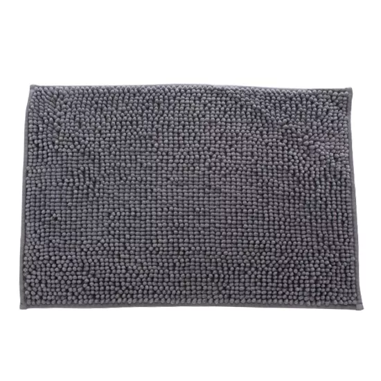 麗雅雪尼爾踏墊 灰/紅/紫/藍 40x60cm【佳瑪】灰