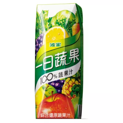 一日蔬果100% 蔬果汁/紫色蔬果/蘋果汁 250ml 3入口味:蔬果汁