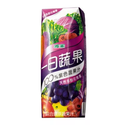 一日蔬果100% 蔬果汁/紫色蔬果/蘋果汁 250ml 3入【佳瑪】紫色蔬果