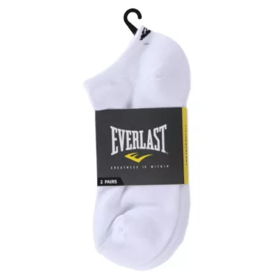 EverLast 男素色厚底踝襪 2雙入 白/黑【佳瑪】素面-白 402135030