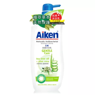 艾肯抗菌沐浴乳 人蔘精華/茶樹&蘆薈/薰衣草精油 900g【佳瑪】茶樹&蘆薈(溫和防護)