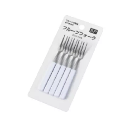 水果叉5P顏色:白色