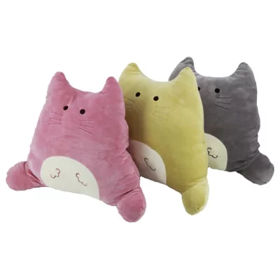 彩漾貓造型靠墊 混色 45x45x15cm【佳瑪】