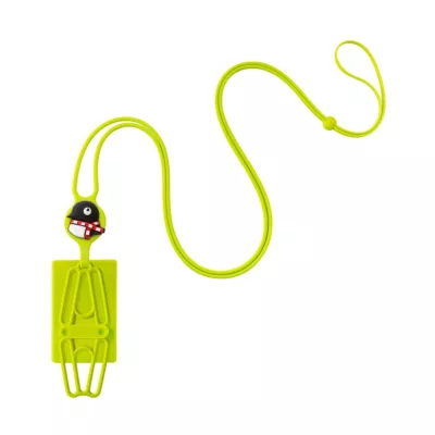 斜背手機綁二代-卡套 麋鹿/黑/喵喵喵/派提鴨/米漿狗狗/企鵝小丸【佳瑪】企鵝小丸