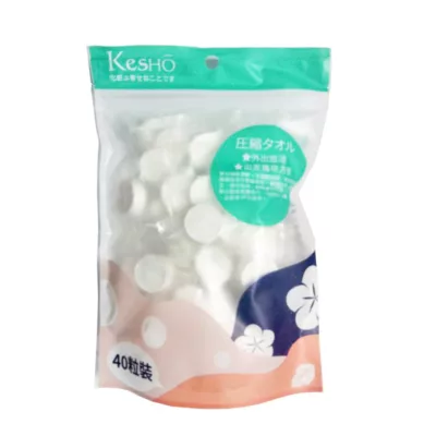 KesHo壓縮小方巾/壓縮毛巾/魔術巾 圓形