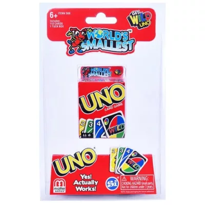 世界上最小的UNO遊戲卡【佳瑪】