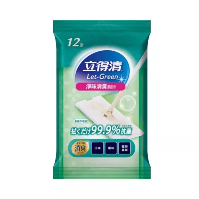 立得清濕拖巾 12抽 (抗病毒/驅蟻防蹣/淨味消臭) 【佳瑪】淨味消臭