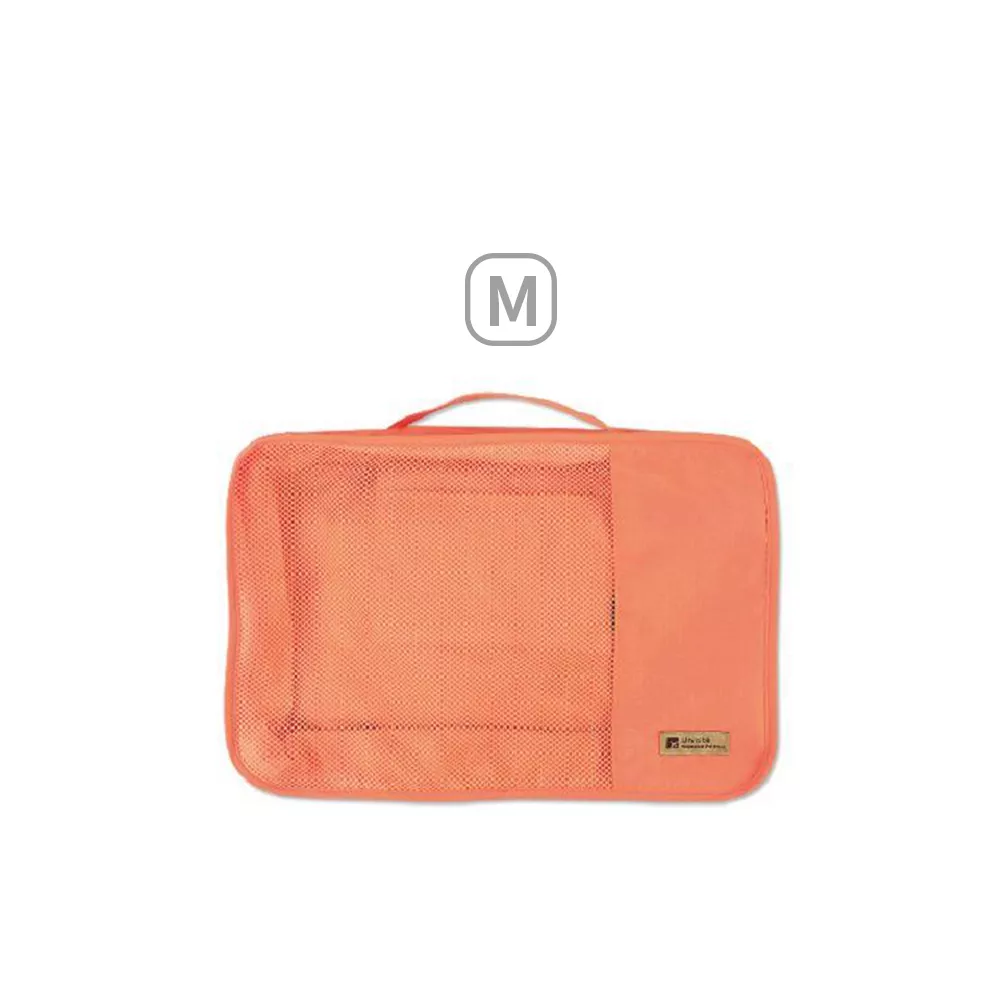 旅行用衣物收納袋(L/M/S)-橙/Unicite【佳瑪】M