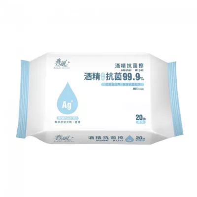 春風酒精抗菌擦20抽【佳瑪】