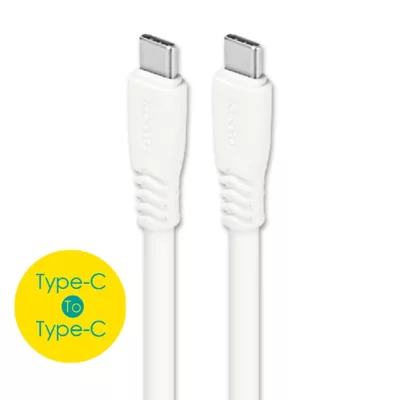 KINYO TYPEC-C 5A極速充電傳輸線 白 USB TYC01W【佳瑪】