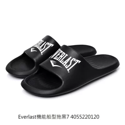Everlast機能船型拖鞋 (黑/白/粉/綠色)【佳瑪】黑色 US 7/25