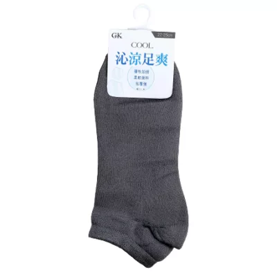 沁涼船襪 船型襪 短襪 22-26CM 16色顏色:深灰