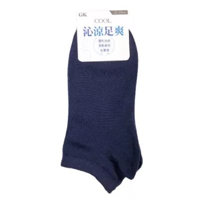 沁涼船襪 22-26CM 女 涼感襪【佳瑪】丈青