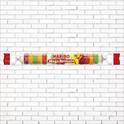 HARIBO 哈瑞寶鈕扣Q軟糖 水果/爆酸水果 45g【佳瑪】水果(紅色)