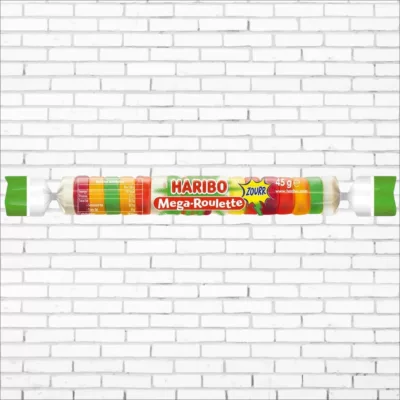 HARIBO 哈瑞寶鈕扣Q軟糖 水果/爆酸水果 45g【小女子】爆酸水果(綠色)