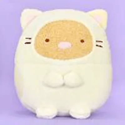 角落小夥伴 6吋角落絨毛坐姿貓裝款【佳瑪】貓咪