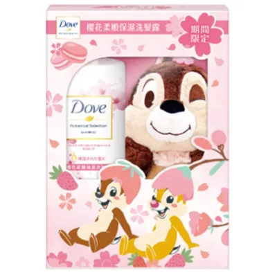 多芬植萃洗髮露迪士尼限定組櫻花柔順保濕 限量搶購 奇奇蒂蒂 【佳瑪】現貨