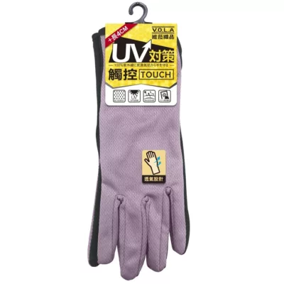VOLA加長觸控透氣網手套【佳瑪】芋紫KD573V