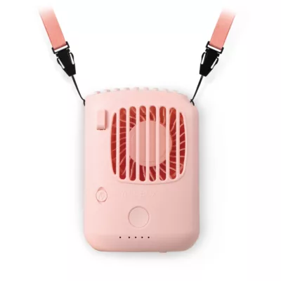 RONEVER 隨身頸掛小風扇【佳瑪】櫻花粉