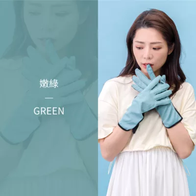 VOLA 加長透氣止滑手套 騎車必備 防曬顏色:嫩綠