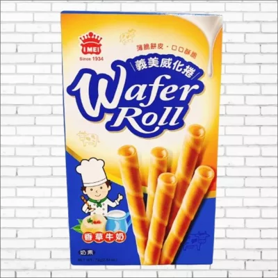 義美威化捲(巧克力)72g【小女子】香草牛奶