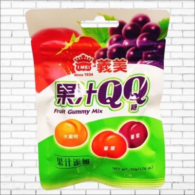 義美果汁QQ糖(葡萄/綜合) 50g【佳瑪】綜合