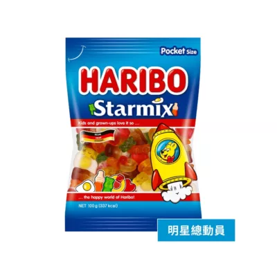 哈瑞寶Q軟糖 百週年限定版水果風味80g/酸甜金熊80g (葡萄100g/可樂100g/明星總動員g100g/金熊100g)款式:明星總動員