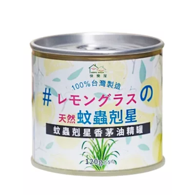 快樂屋蚊蟲剋星香茅油精罐 120g